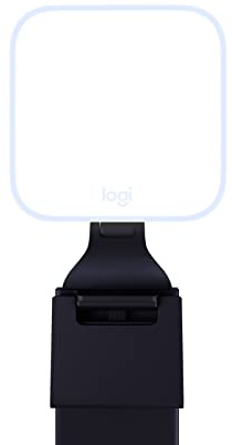 Logitech Litra Glow Premium LED Streaming-Licht mit TrueSoft - Für Videokonferenzen, Zoom-Meetings, Verstellbare Halterung und Desktop-App-Steuerung für PC / Mac - Graphit