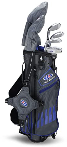 U.S. Kids Golf SCHL?gersatz Ultralight 2020 100-168cm K?rpergr??e I 3-13 Jahren 4 SCHL?ger - 45 - 115-122cm Blau/Grau Rechts