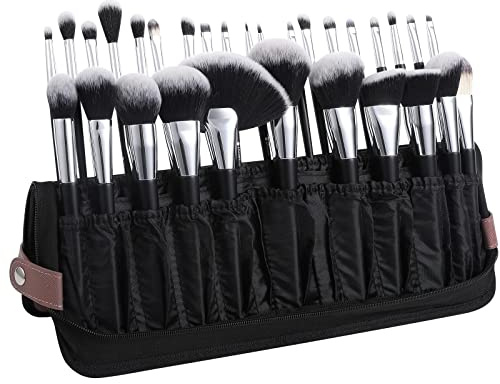 DUcare Make-up Pinsel Organizer-Tasche | Professionelles Schminkpinsel Kosmetikpinsel set Concealer Lidschatten Make up Pinsel Rougepinsel geschenke für frauen