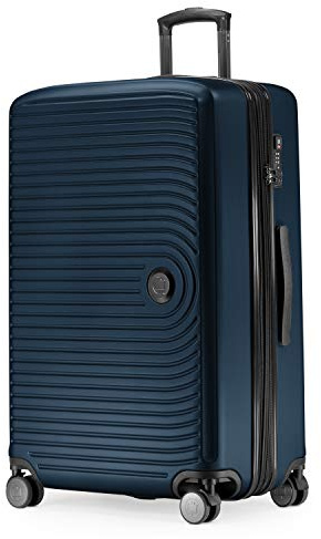 Hauptstadtkoffer Mitte - Großer Hartschalenkoffer, TSA, 4 Rollen, Check-In Gepäck mit 8 cm Volumenerweiterung, 77cm, 130 Liter, Dunkelblau