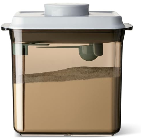 Teetönig Milchpulverspender 1700 ml Milchpulver Aufbewahrungsbox mit Löffel Versiegelter Milchpulverspender Geeignet für die Lagerung von Milchpulver,Mehl,Hirse,roten Bohnen (Teetönig)