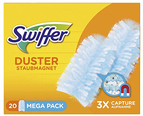 Swiffer Staubmagnet Trap & Lock Nachfüllpackung x20, Nehmen 3x Mehr Staub Und Haare Auf Als Ein Herkömmlicher Staubmagnet Und Schließen Ihn Ein