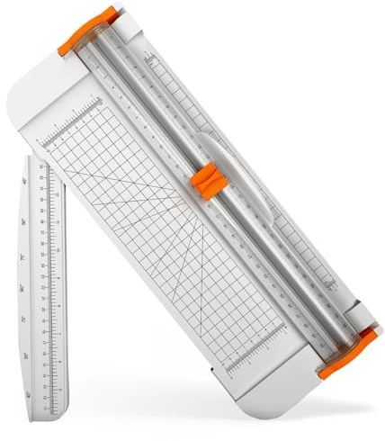 MOWETOO Papierschneider 12 Zoll, A4 Schneidemaschine für Basteln