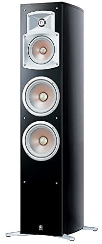 Yamaha NS 555 Stand Lautsprecher System (3-Wege Bassreflex, Waveguidehorn, 100W) klavierlackschwarz, 1 Stück