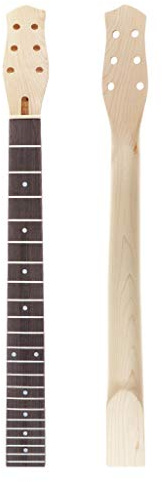 Alnicov E-Gitarrenhals, 22 Bünde, Mahagoni-Hals, Ahorn-Griffbrett, mit weißen Trapez-Punkten, für LP-Gitarren