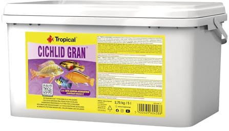 Tropical Cichlid Gran - farbverstärkendes Granulatfutter mit Beta-Glucan, 1er Pack (1 x 5 l)