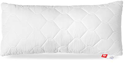 Medicate Mikrofaser Allergiker Kopfkissen 40 x 80 cm - Allergiker Kissen mit Kugel-Hohlfasern Kissenfüllung – Steppkissen 40x80 – Waschbar bis 95 Grad Made in Germany