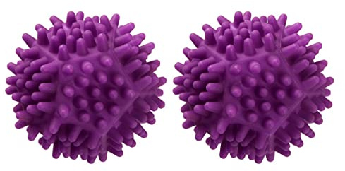 Fackelmann 54022 Trocknerkugeln Fluffy, Plastik, berry, 6.5 x 6.5 x 6.5 cm