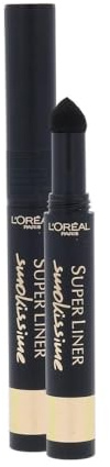 L'Oréal Paris Super Liner Smokissime, 100 Black Smoke - Eyeliner mit ultra-weichem Applikator und einzigartiger Puder-Textur - für einen unglaublich geheimnisvollen Look, 1er Pack (1 x 1 g)