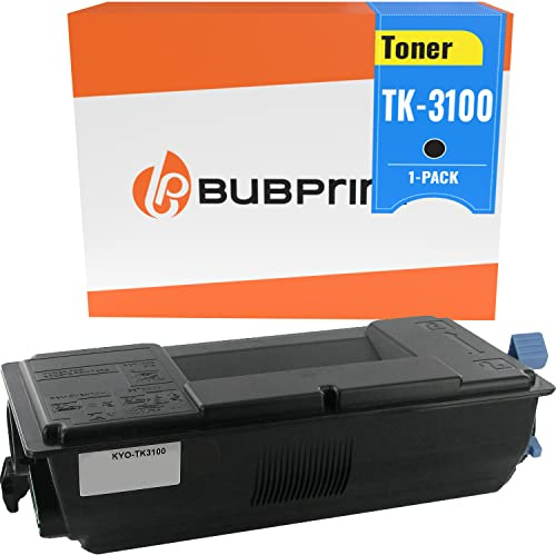 Bubprint Toner kompatibel mit Kyocera TK-3100 Schwarz 12.500 Seiten | Passend für Ecosys M3040DN M3540DN FS-2100D FS-2100DN FS-4100DN FS-4200DN FS-4300DN
