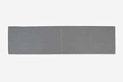 Lycce XXL Wandkissen Kunstl. mit Montage-Set grau 150cm x 30cm