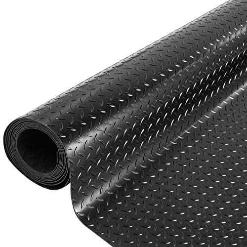 Nisorpa Gummimatten 300 x 150cm Gummimatte Meterware 3mm Dicke Gummiläufer Bodenmatte Schutzmatte Antirutschmatte Bodenschutzmatte Gummi Matte für Keller, Werkstatt, Garage