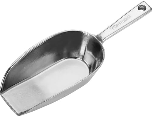 Westmark Abwiege-/Abfüll-/Futter-/Sackschaufel, Füllvolumen: 300 ml (ca. 290 g Mehl), Aluminium, Hygia, Silber, 91512291