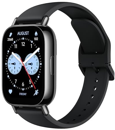 Redmi Watch 5 Lite Smartwatch, 1.96" AMOLED Display, 18 Tage Akku, 150+ Sportmodi, integriertes GPS, Herzfrequenz- und SPO₂-Tracking, 5ATM Wasserdicht, Always-On-Display, Bluetooth-Anrufe, Schwarz