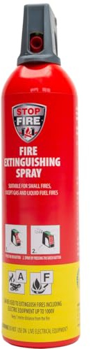 XENOTEC Premium Feuerlöschspray - 750ml – Stopfire – Autofeuerlöscher – REINOLDMAX – wiederverwendbar – geeignet für Fettbrände