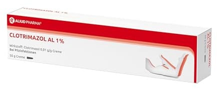 ALIUD PHARMA Clotrimazol AL 1%, 50g Creme: Antimykotikum zur Behandlung von Hautpilz und Fußpilz