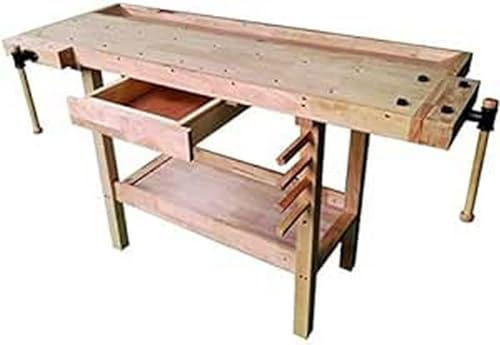Vigor 4894510 Werkbank aus Holz, Braun
