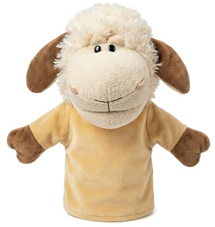 LOMTRATS Handpuppen für Kinder, Kleinkind enthält Wolf, Tiger, Löwe, AFFE und bewegliche offene Münder, perfekt zum Geschichtenerzählen, Unterrichten, im Vorschulalter und als Geburtstagsgeschenk