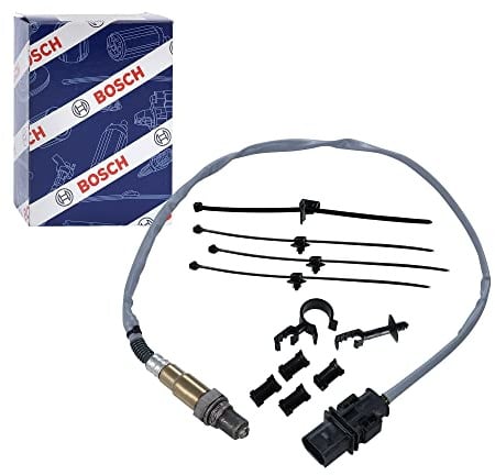 Bosch 0281004148 - Lambdasonde mit fahrzeugspezifischem Stecker | Kompatibel mit: AUDI A1, A1 Sportback, A3, A3 Cabriolet, A3 Sportback, A4 Allroad B8, A4 B8, A4 B8 Avant, A5, A5 Cabriolet