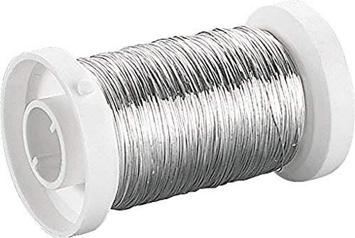 Gütermann / KnorrPrandell 6468810 - Draht auf Rolle, silber 0,6mm