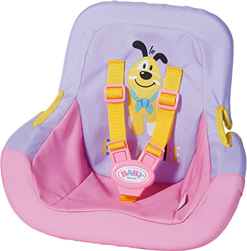 Baby Born Autositz mit Sicherheitsgurten für 43 cm Puppen, 828830 Zapf Creation