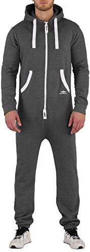 Finchman 21L13+ZWL FMJ18 Herren Jumpsuit Overall Onesie Dark Grey Gr. L