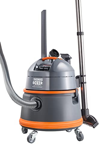 THOMAS Boxer 788119 robuster und leistungsstarker Nass-Trocken Waschsauger, 1400 W, 4 Bar, grau/orange, 490/390/390