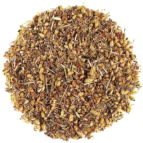 Schafsgabe Tee Bio Krauter Schafgarbenkraut - Schafgarb Tee Kraut Getrocknet - Schafgarbentee Schafgarbe Tee Schafgabe Scharfgarbe Schafsgabetee Schfgarbe Schaffarbe Scharfsgabe Scharfgaben Tee 100G
