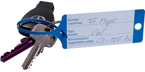 Eichner PP-Schlüsselanhänger 100stk blau 100 Stück 9208-647 4052301005006