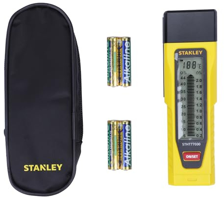 Stanley Feuchtigkeitsmessgerät SKU, Feuchtigkeitsmesser, Feuchtemesser, Feuchteindikator, 0-77-