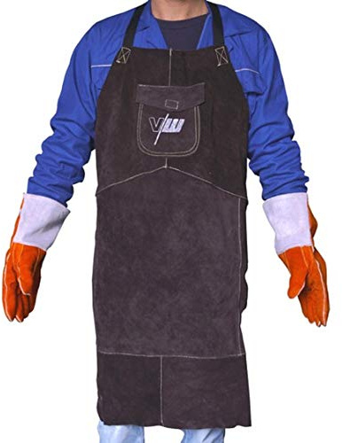VECTOR WELDING Schweißerschürze, Leder, One Size | Schutzkleidung, Hitzebeständig