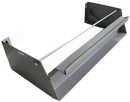 Metall Folientrenngerät für 30 cm Frischhaltefolie, Alufolie, Folienspender | Folienschneider Abrollgerät Küche und Imbiss Abroller