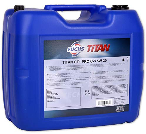 Fuchs 5W-30 Titan GT1 Longlife Pro C-3 XTL - Motoröl 5W30 20 Liter
