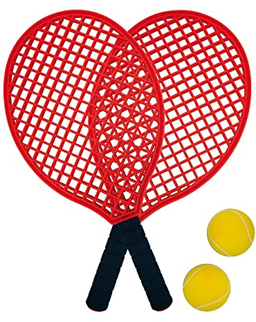 Schildkröt Beachtennis Set, 2 Schläger, 2 Softbälle, in wiederverschließbarer Netztasche