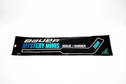 Bauer Mystery Mini-Hockeyschläger 2024 (Torwart Linke Hand), 1 zufälliger Schläger