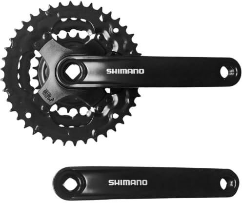 Shimano Tourney Fahrrad Kurbel Garnitur FC-TY301 Vierkant 42-34-24 Zähne für 3x6/7/8 Fach 170mm
