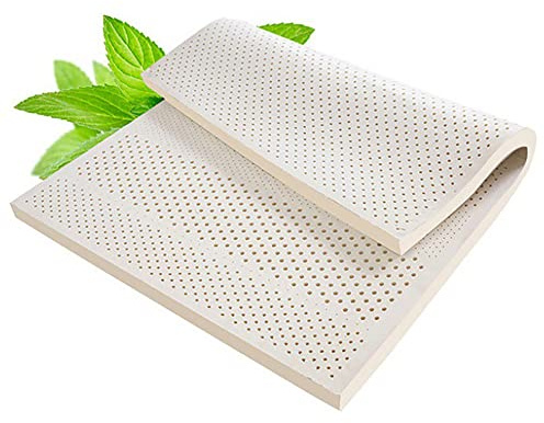 100% Natur-Latex Matratze,Kompression Und Keine Verformung, Wabenporenbelüftung, Weich Und Bequem,Naturkautschuk Matratze,1in,160x200cm(63x79in)