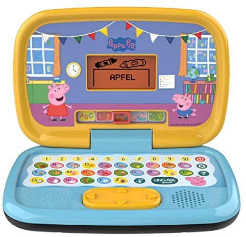 VTech Peppas Lernlaptop - Bunter Lerncomputer mit ABC-Tastatur, 3-6 Jahre