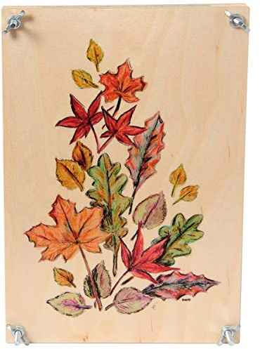 Bartl 111372 Blumenpresse aus Holz 33 cm x 23 cm bunt Top Qualität. Made in Germany.