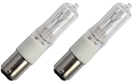 Lighto Halogen Halolux Ceram Ba15d 100W Dimmbar | Halogenlampe/Halogen Leuchtmittel - Ø15mm - 2 Stück
