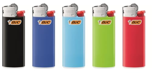Bic Feuerzeug Mini Bunt J25 5 Stück