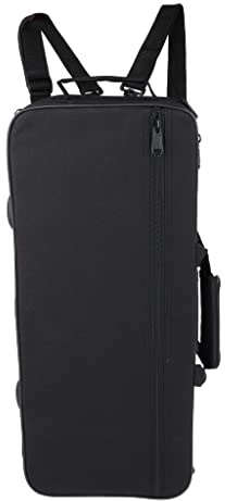 Polsterung Trompetentasche Gigbag Rucksack Tasche wasserdicht für Trompete, Schwarz Nylon