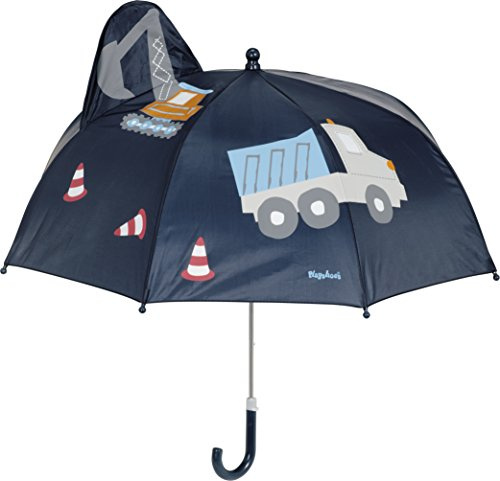 Playshoes 3D Regenschirm Baustelle
