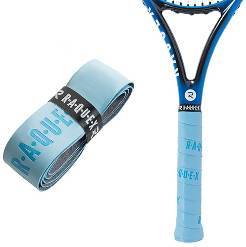 Raquex Enhance Schlägergriff (14 Farben) - für Tennis, Padel, Badminton, Pickleball und Squashschläger. 14 Farben. Hochwertiges, Selbsthaftendes Griffbandër für Tennisschläger