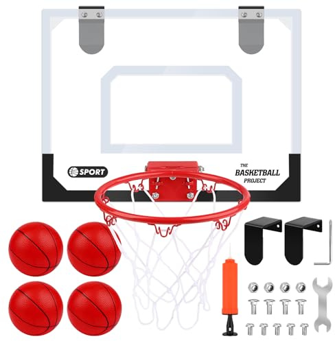 Dreamon Mini Basketballkorb Kinder, Basketball Set Indoor für Zimmer mit Ball