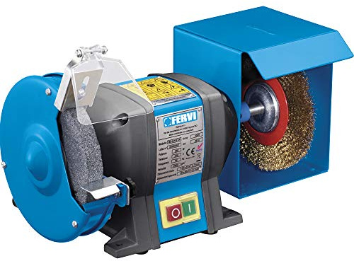 Mola Doppelschleifer Profi Ø150 mm Mola + Bürste 350 W Fervi 0510