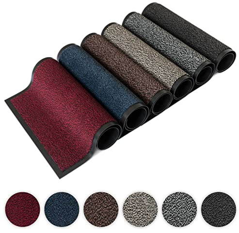 Kettelservice-Metzker® Schmutzfangmatte | Sauberlaufmatte | versch.Farben & Größen | grau-schwarz meliert 120 x 180 cm
