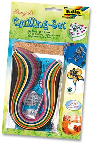 folia Quilling Set Ganzjahr, 290-teilig