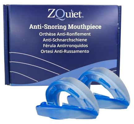ZQuiet Starterpack Anti-Schnarchschiene (2er-Set 2mm & 6mm) | Sofort einsatzbereite Schnarchschienen, 2 Stufen für flexiblen Vorschub, effektive Schnarchstopper, unglaublich praktisch