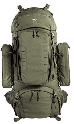 Tasmanian Tiger TT Range Pack MK II Trekkingrucksack 100L Oliv Cordura 700 den X1-Tragesystem Trinksystem-kompatibel abnehmbarer Daypack